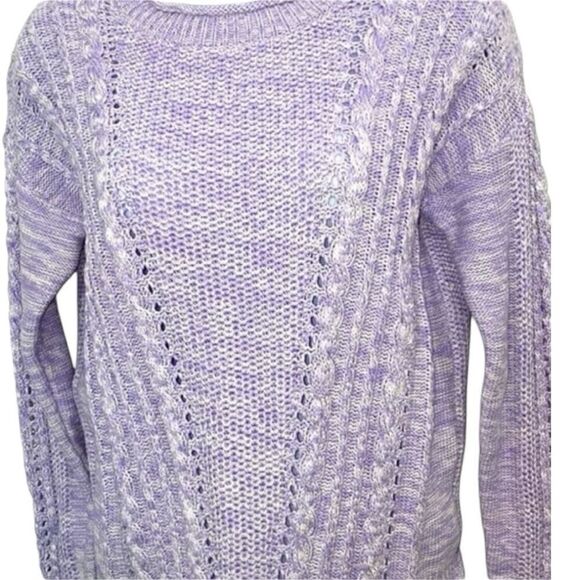 Lilly Pulitzer Maxcy Sweater Verbena Marl Size XS Lilac Purple - Picture 3 of 8